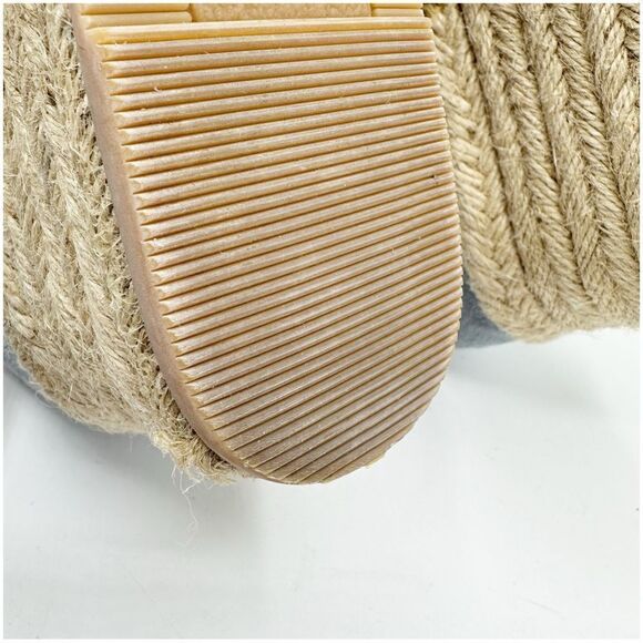 Jeffrey‎ Campbell Light Blue Suede Espadrille Platform Wedge Sandal Size 9 - Picture 13 of 14